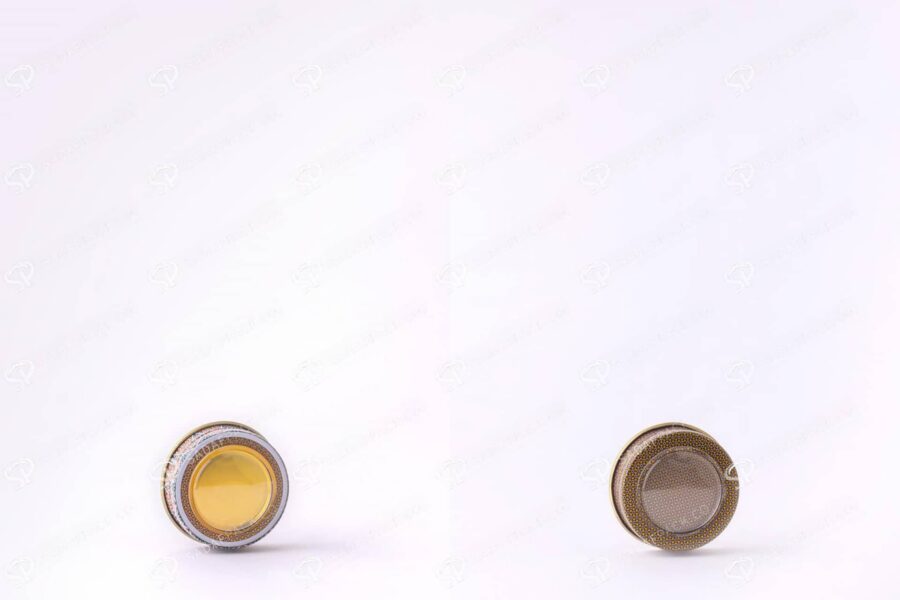 ##tt##-Saffron Metal Container - 1gr