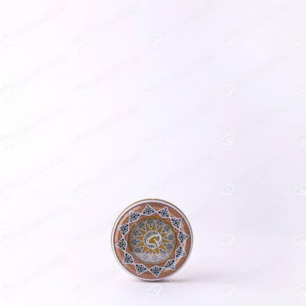 ##tt##-Saffron Metal Container - 3 grams