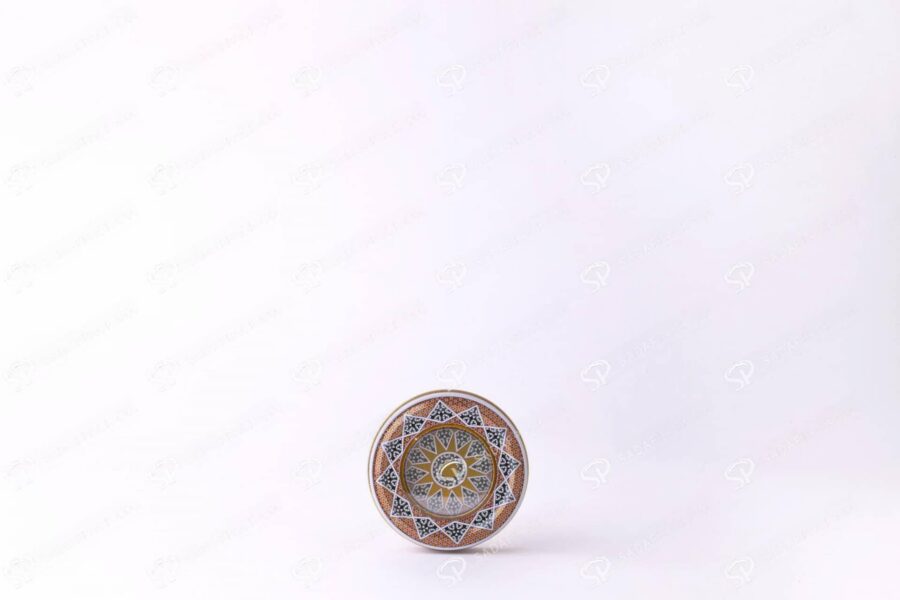 ##tt##-Saffron Metal Container - 3 grams