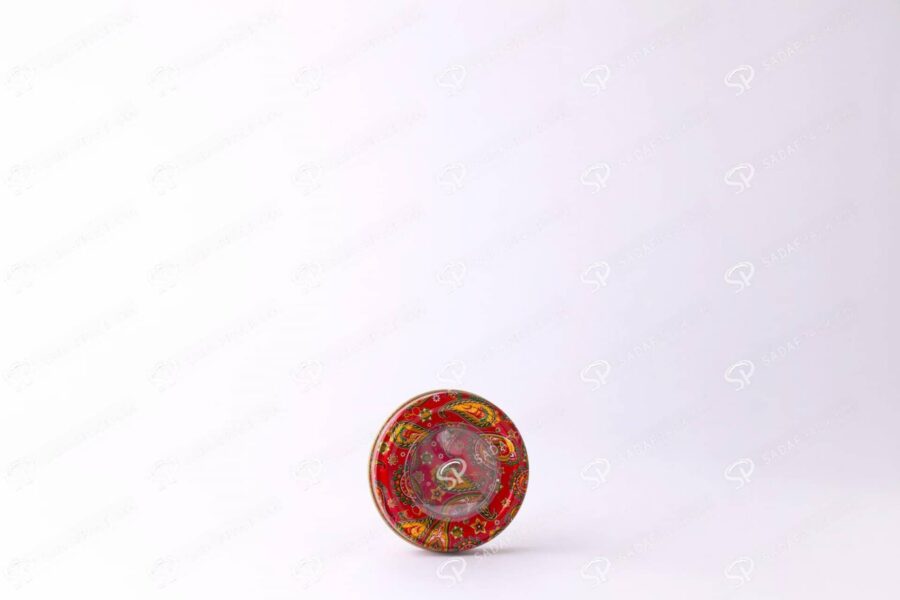 ##tt##-Saffron Metal Container - 3 grams