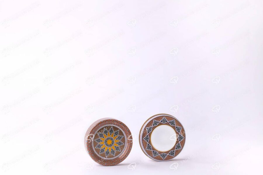 ##tt##-Saffron Metal Container - 3 grams