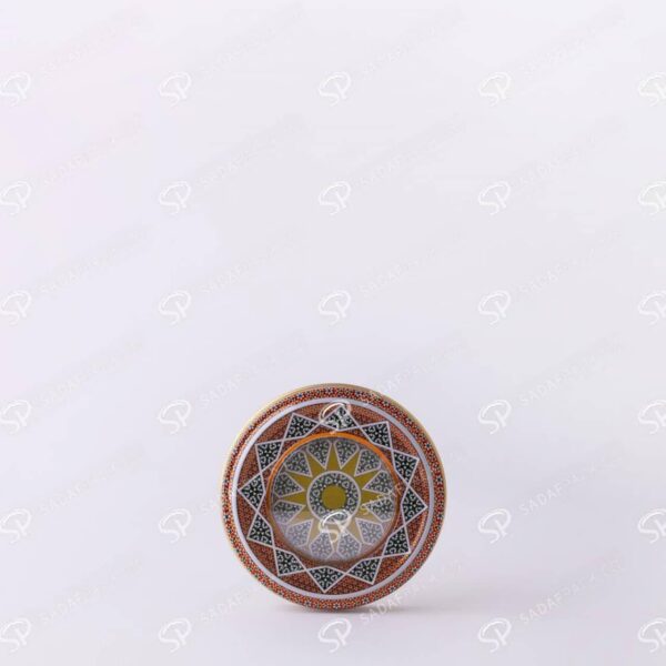 ##tt##-Saffron Metal Container - 5 grams