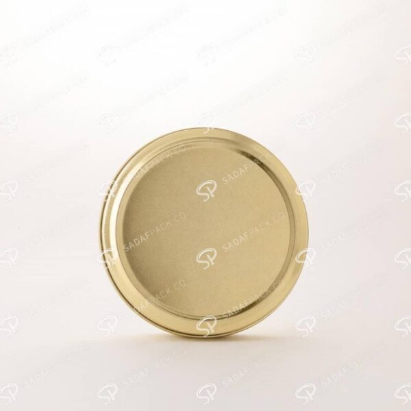 ##tt##-Saffron Metal Container Gold 200 without window