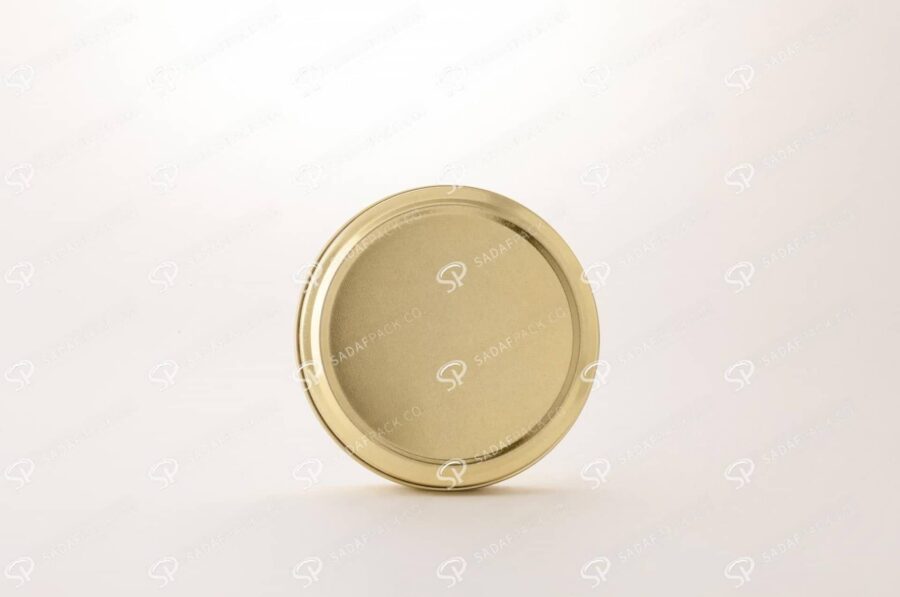 ##tt##-Saffron Metal Container Gold 200 without window