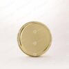 ##tt##-Saffron Metal Container Gold 200 without window
