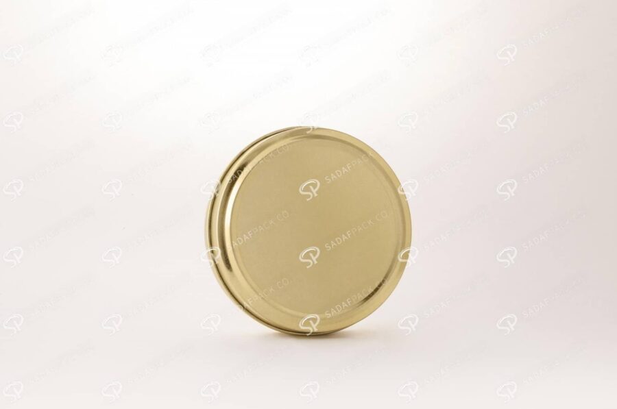 ##tt##-Saffron Metal Container Gold 200 without window