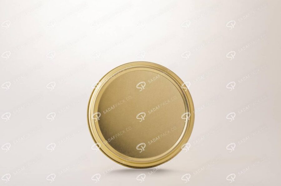 ##tt##-Saffron Metal Container Gold 300 without window
