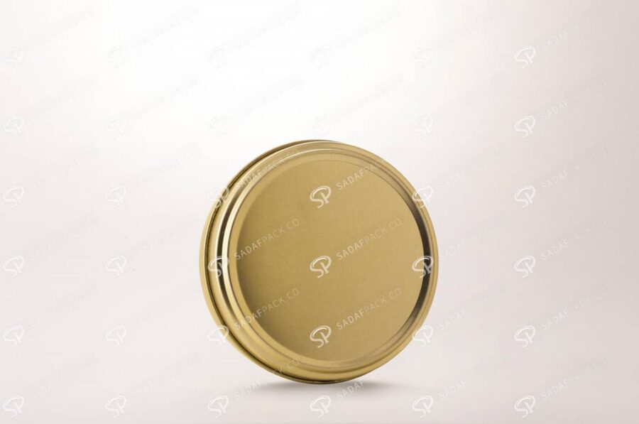 ##tt##-Saffron Metal Container Gold 300 without window