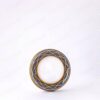 ##tt##-Saffron Metal Container White Bottom Circle 11 High Bottom