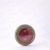 ##tt##-Saffron Metal Container White Bottom Circle 11 High Bottom