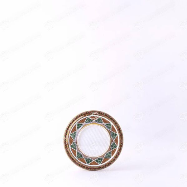 ##tt##-Saffron Metal Container White Bottom Circle 9