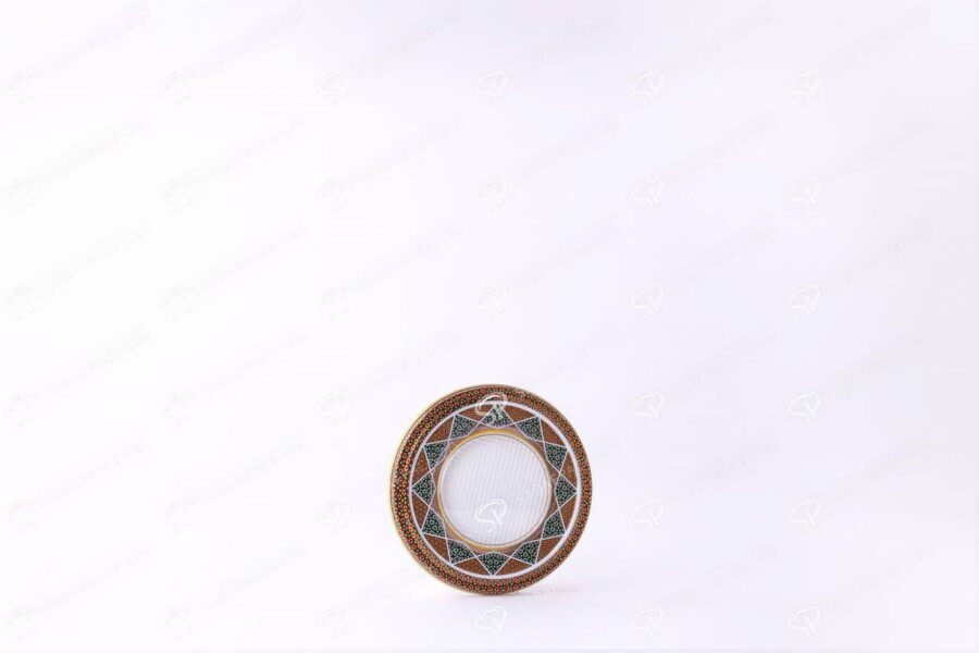 ##tt##-Saffron Metal Container White Bottom Circle 9