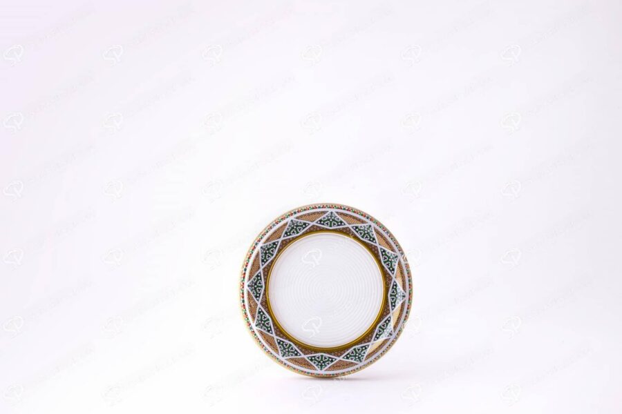 ##tt##-Saffron Metal Container White Bottom Circle 11