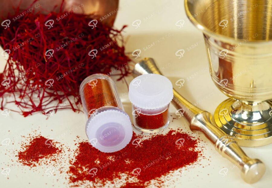 ##tt##-Saffron Powder Crystal Container - Milky Short