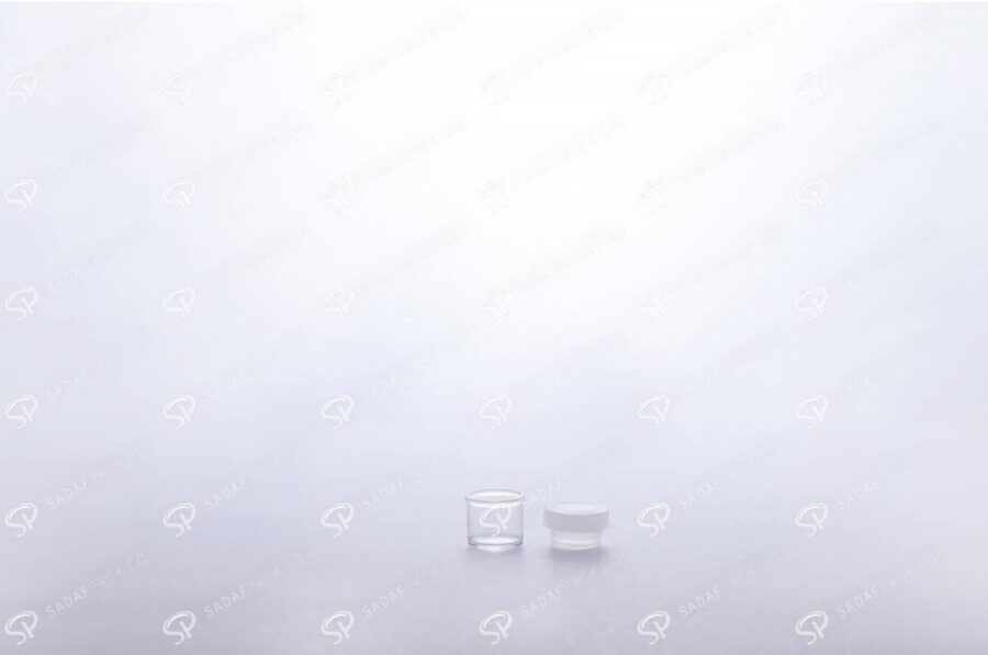 ##tt##-Saffron Powder Crystal Container - White Short