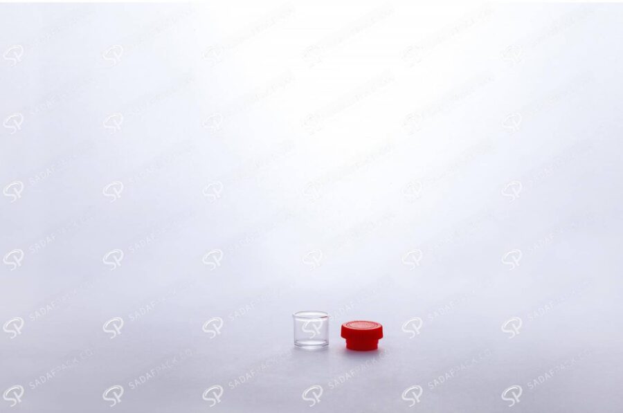 ##tt##-Saffron Powder Crystal Container - Red Short