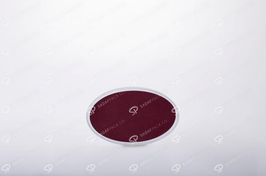 ##tt##-Saffron Crystal Container - Oval 2
