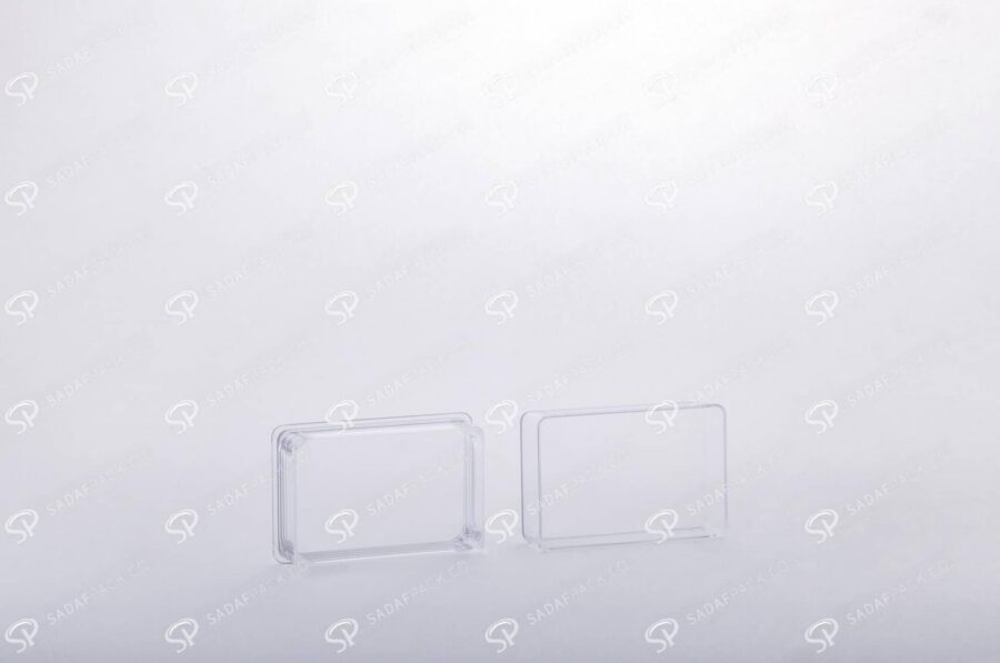 ##tt##-Saffron Rectangular Crystal Container - 1 (4 Deep)