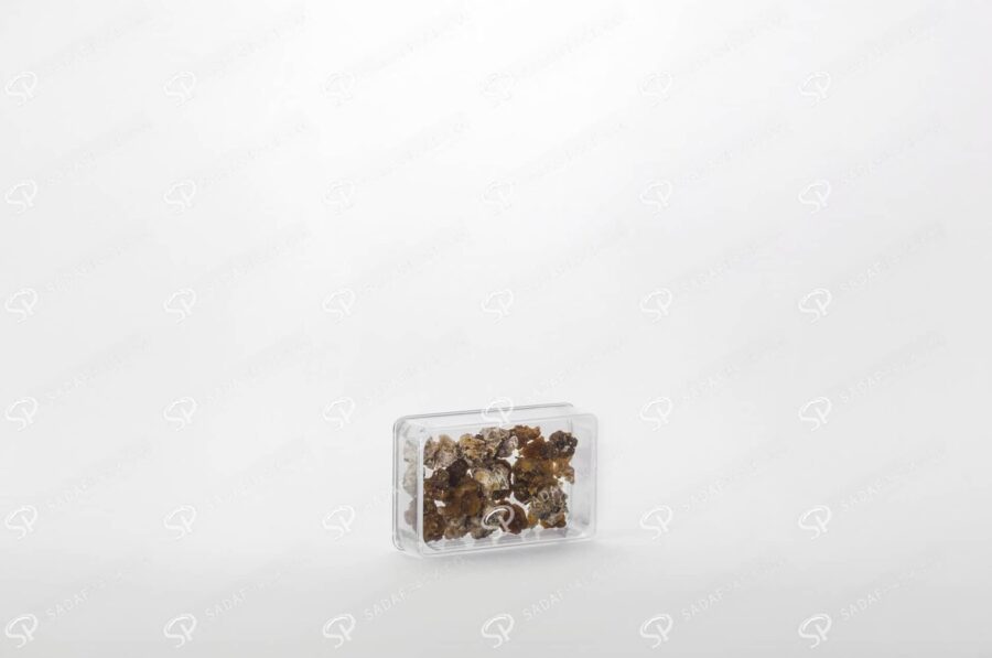 ##tt##-Saffron Rectangular Crystal Container - 1 (4 Deep)