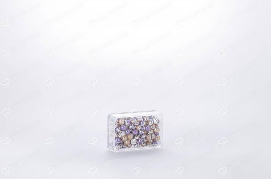 ##tt##-Saffron Rectangular Crystal Container - 1 (4 Deep)