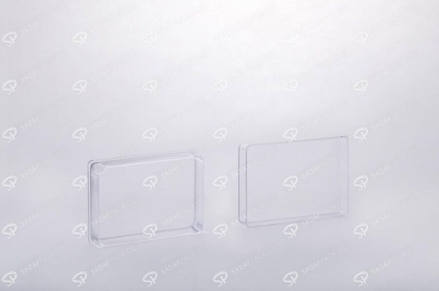 ##tt##-Saffron Rectangular Crystal Container - 2 (7 Deep)