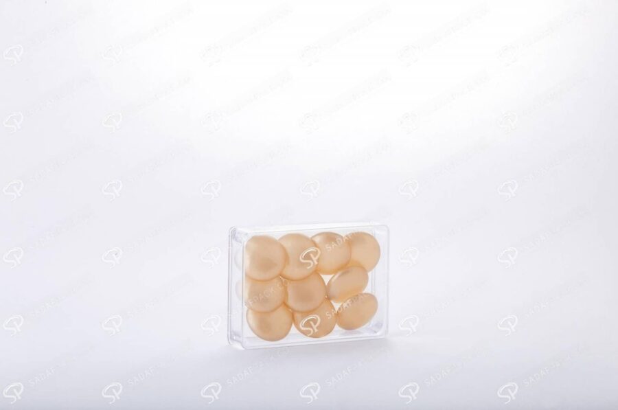 ##tt##-Saffron Rectangular Crystal Container - 2 (7 Deep)