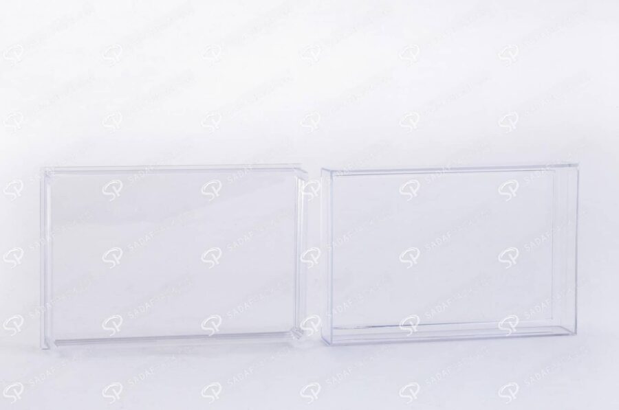 ##tt##-Saffron Rectangular Crystal Container - 3 (10.5)