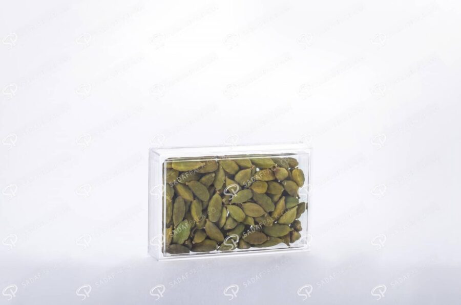 ##tt##-Saffron Rectangular Crystal Container - 3 (10.5)