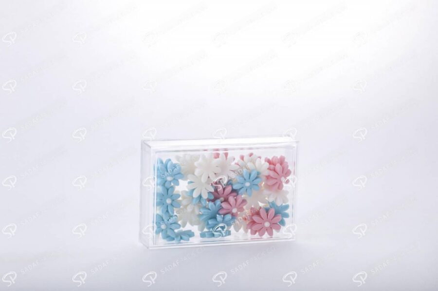 ##tt##-Saffron Rectangular Crystal Container - 3 (10.5)