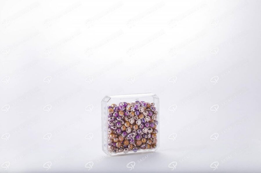 ##tt##-Saffron Crystal Container - Convex Square