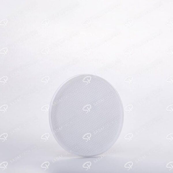 ##tt##-Saffron Crystal White Bottom Container - Round 5 (10 Slim)