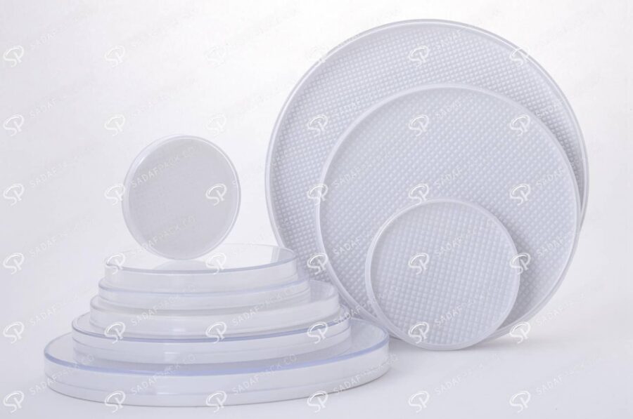 ##tt##-Saffron Crystal White Bottom Container - Round 5 (10 Slim)