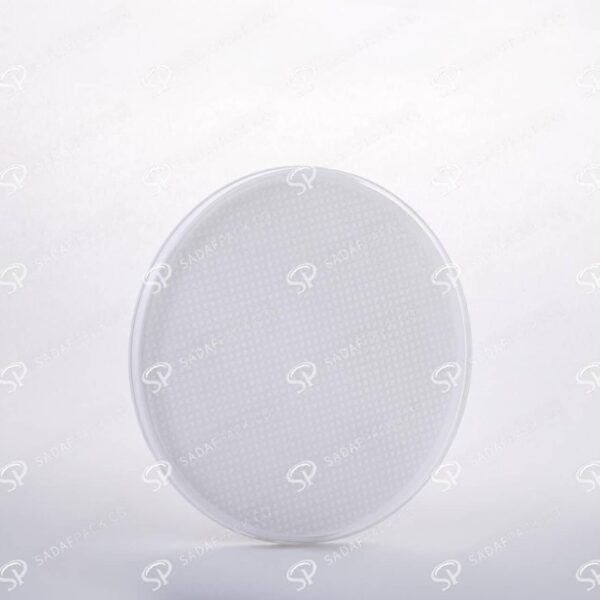 ##tt##-Saffron Crystal White Bottom Container - Round 6 (11 Slim)