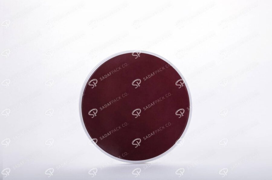 ##tt##-Saffron Crystal White Bottom Container - Round 6 (11 Slim)