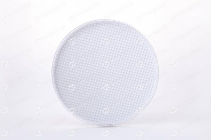 ##tt##-Saffron Crystal White Bottom Container - Round 7 (14 Slim)
