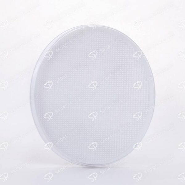##tt##-Saffron Crystal White Bottom Container - Round 7 (14 Slim)