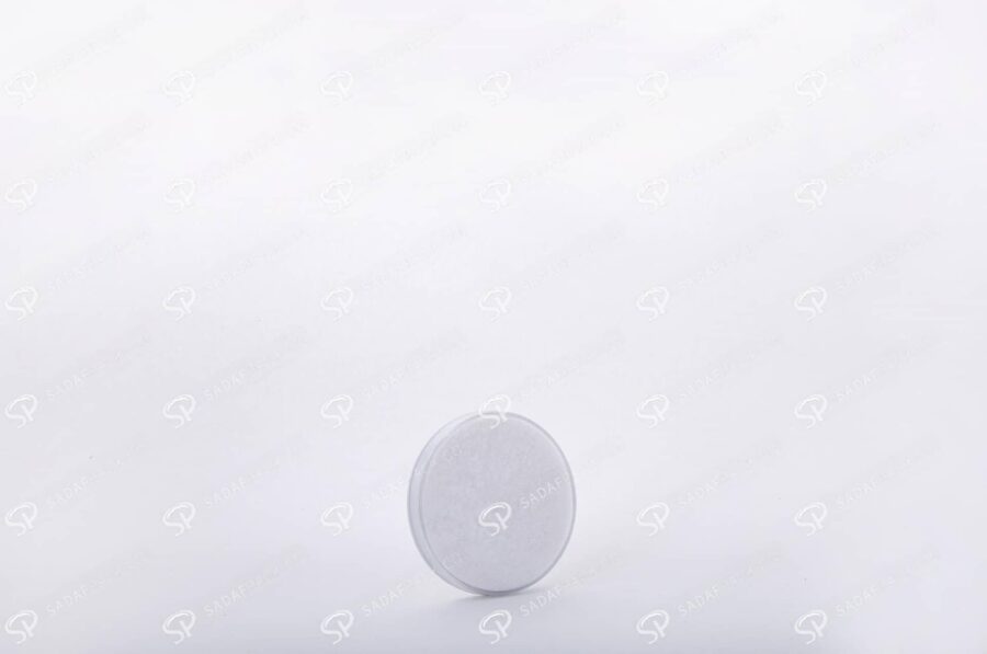 ##tt##-Saffron Crystal White Bottom Container - Round 1 (5 Slim)