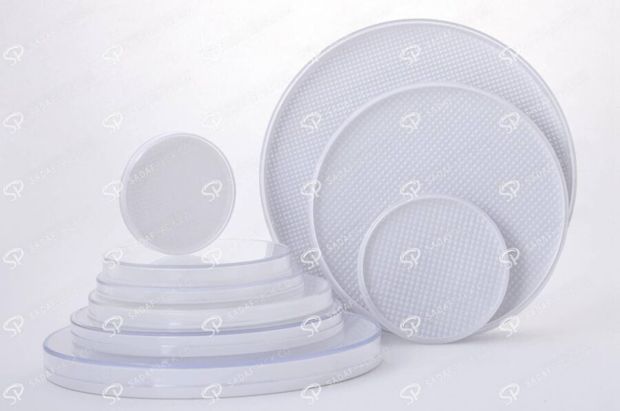 ##tt##-Saffron Crystal White Bottom Container - Round 1 (5 Slim)