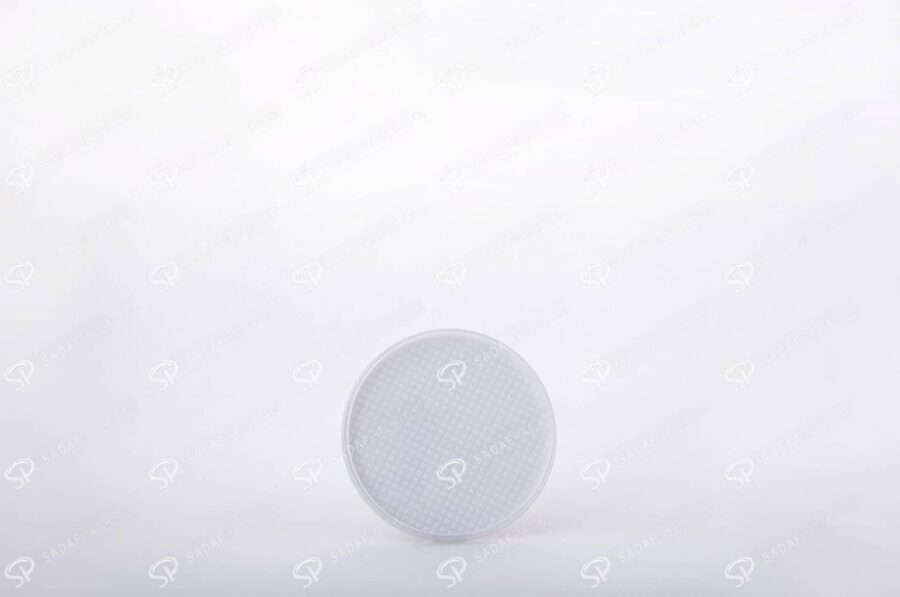 ##tt##-Saffron Crystal White Bottom Container - Round 2 (6.5 Slim)