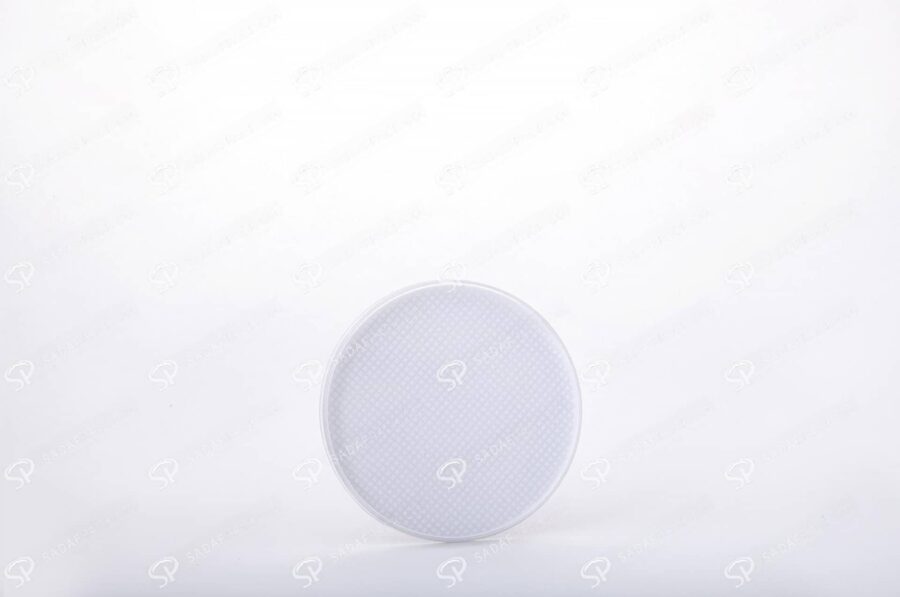 ##tt##-Saffron Crystal White Bottom Container - Round 3 (8 Slim)