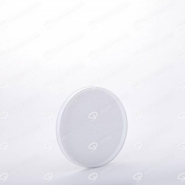 ##tt##-Saffron Crystal White Bottom Container - Round 3 (8 Slim)