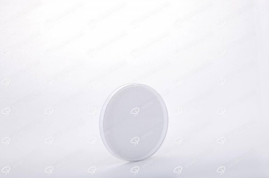 ##tt##-Saffron Crystal White Bottom Container - Round 3 (8 Slim)