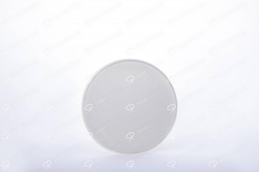##tt##-Saffron Crystal White Bottom Container - Round 4 (9 Slim)