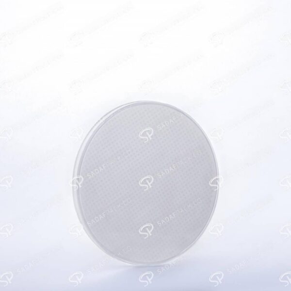 ##tt##-Saffron Crystal White Bottom Container - Round 4 (9 Slim)