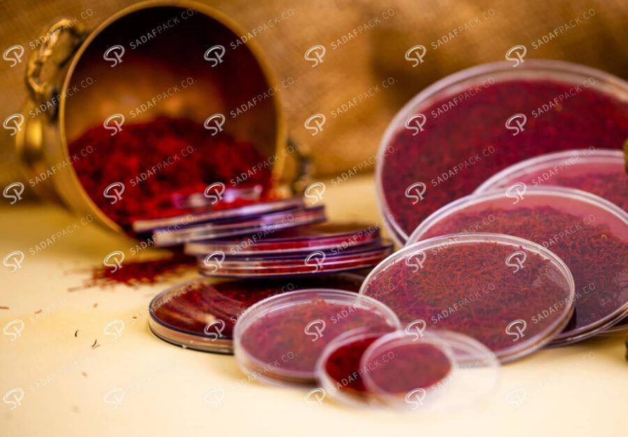 ##tt##-Saffron Crystal Container - Round 7 (9 Flat)