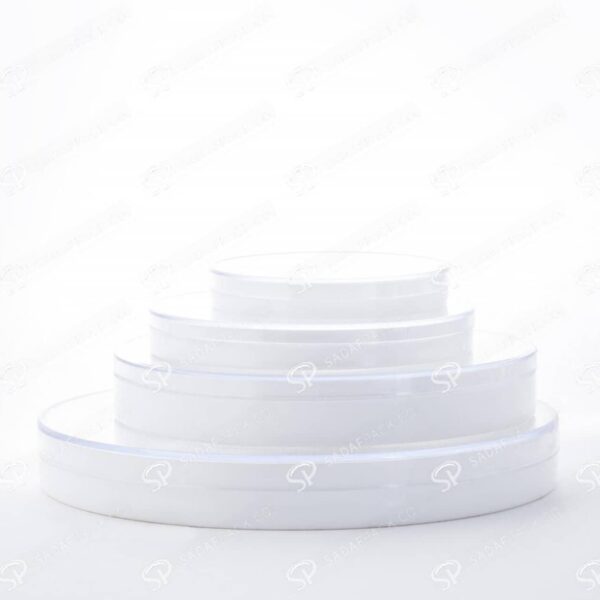 White Round Deep Bottom