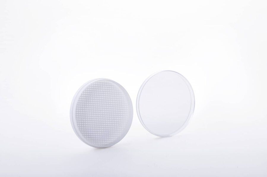 ##tt##-Saffron Crystal White Bottom Container - Deep Round 1 (6.5)