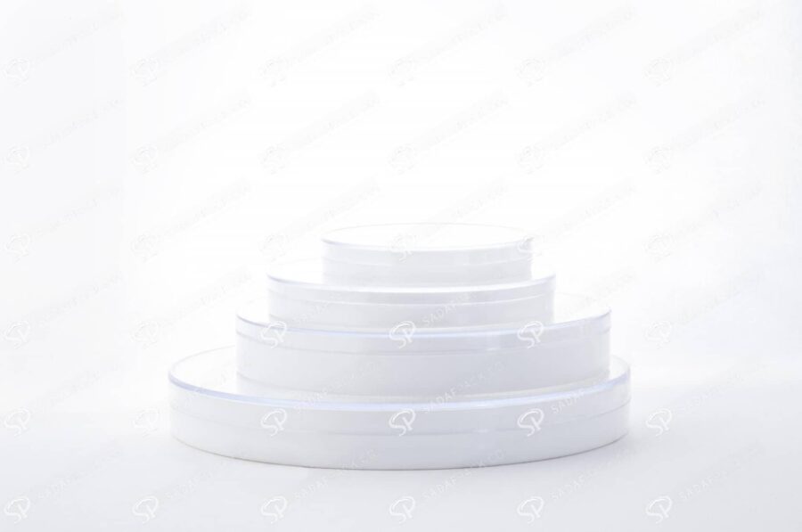 ##tt##-Saffron Crystal White Bottom Container - Deep Round 2 (9)
