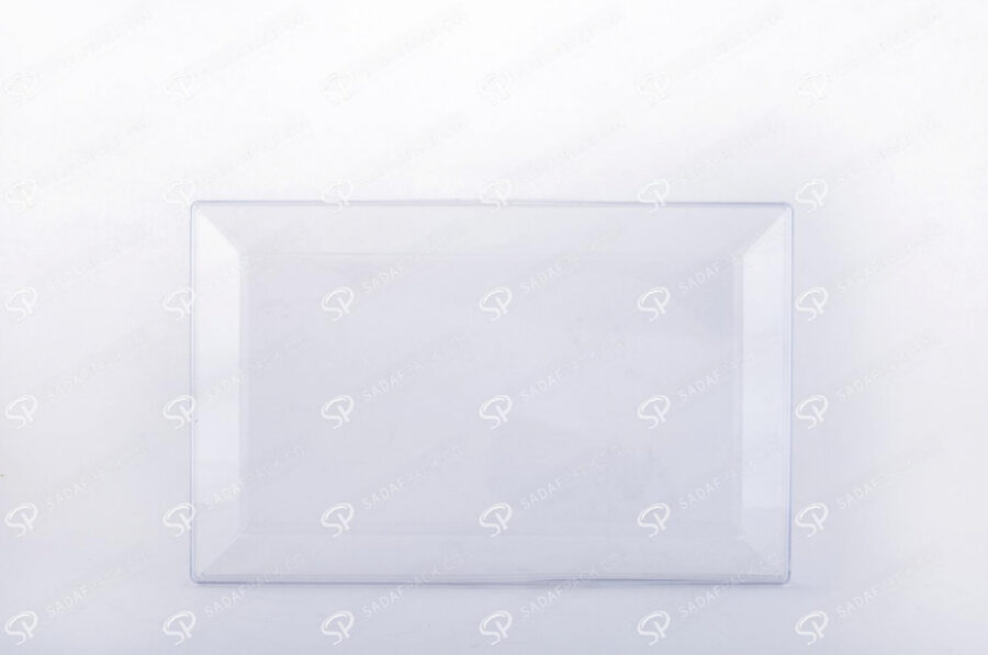 ##tt##-Crystal Container - Transparent Designed Rectangular 200