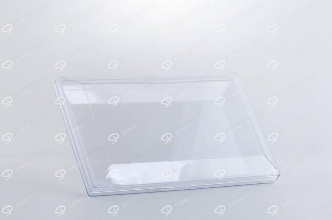 ##tt##-Crystal Container - Transparent Designed Rectangular 200